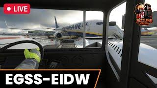 MSFS Live: The Maiden Voyage On The #RTX4090! | Ryanair Ops | iniBuilds NEW Stansted to Dublin