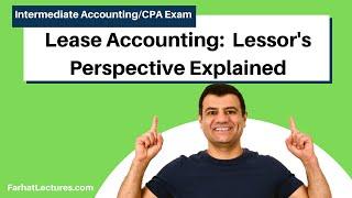 Finance Lease:  Lessor's Perspective.  CPA Exam. ACCA Exam