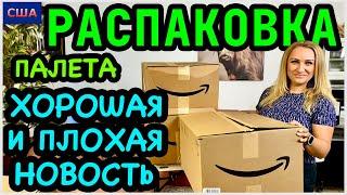 Есть новости! Одна хорошая, другая плохая. Распаковка палета Amazon. Скидки и подарки. США. Флорида