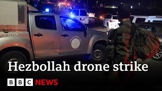 Hezbollah drone strike kills four Israeli soldiers and injures 58 | BBC News