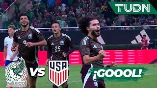 GOOOL ¡RAÚL LA PELEA Y EL CHINO HUERTA ANOTA! | México vs USA | Amistoso Internacional | TUDN