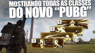 MOSTRANDO AS CLASSES E ARMAS DO NOVO "PUBG"! -SUPER PEOPLE-