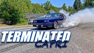 Fully restored, and TERMINATOR swapped Mercury Capri full rips!