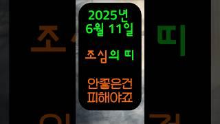 [무료운세] 6월 11일 - 오늘 피해야 할 흐름의 띠  도사GPT 운세