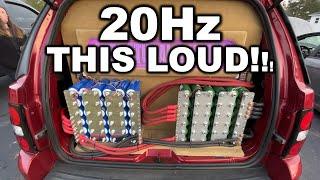 I'VE NEVER HEARD 20HZ THIS LOUD AND CLEAN GOING FULL TILT!!!