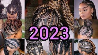 Latest Cornrow Hairstyles For Black Women 2023 | Trendy & Stylish Cornrow Braids Hairstyle Ideas