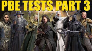 LOTR Rise To War Testing Out more Commanders and unit Builds In PBE Test Part 3