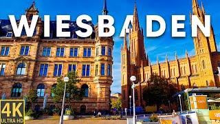 Wiesbaden, Deutschland 2023 | 4K Walking Tour | Wiesbaden Stadt