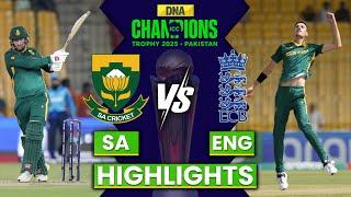 SA Vs ENG Highlights Full Match: South Africa Vs England Match I Champions Trophy 2025 I Cricket