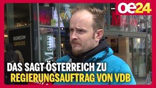 Das sagt Österreich zu Regierungsauftrag von VdB