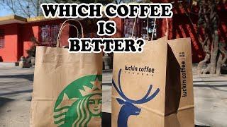 Luckin Coffee vs Starbucks Coffee in China!