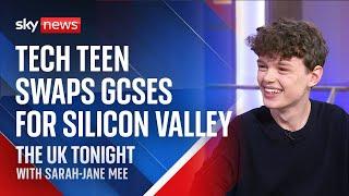 Teenager swaps GCSEs for Silicon Valley after AI start-up secured $1m investment