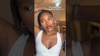 SIMPLE MAKEUP ROUTINE FOR DARK SKIN #simplemakeup #simplemakeuptutorial