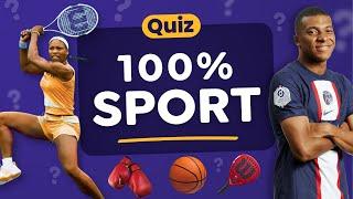 QUIZ 100% Sport : 50 Questions Multi-sports   