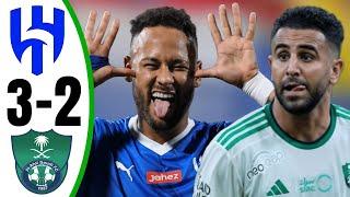 Neymar BACK  Al Hilal vs Al Ahli 3-2 - All Goals & Highlights - 2024