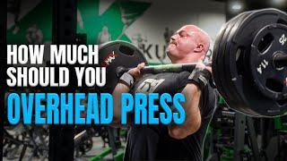 How Much Should The Average Man Overhead Press?