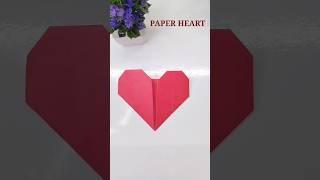 How to make Paper Heart | Easy Paper Heart Tutorial #paperheart #origamiheart #shorts