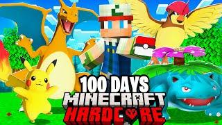 I Spent 100 DAYS as ASH KETCHUM in PIXELMON! (Pokémon in Minecraft)