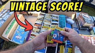 Vintage Card Packs Hiding in Plain Sight at the Flea Market!