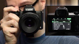 Action Photography Settings with the Canon EOS M50 | Camera Settings Talk