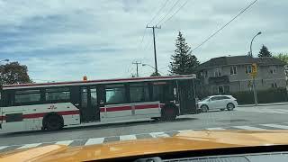 RATHBURN ROAD IN TORONTO / From Burnhamthorpe Road and Highway 427