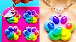 Make Your Own Jewelry! Cute Epoxy Resin & 3D Pen Techniques You’ll Love! Cool School Hacks!