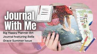 Journal With Me! Summer Art Journal with Prompt from Bella Grace Magazine