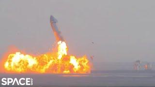 Boom! SpaceX Starship SN10 explodes shortly after landing