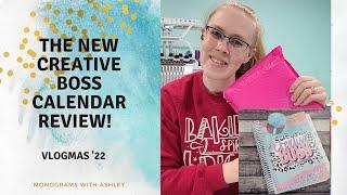 Creative Boss Planner Review | Opening my yearly HoopMama Planner | Vlogmas Day 3