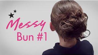 How to Make a Messy Bun #1 | Cute Girls Hairstyles