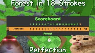 Forest Perfected in 18 • (Center Spawn) • Roblox Super Golf