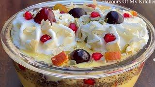 Dessert Aisa Jo Aap Bina Ruke Khaoge Khar kar Maza Aa Jayega | Easy Fruit Custard Recipe Ramadan2025