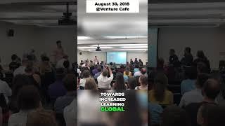 Our network's 1st video was a pitch by the founder of Realism.io at Cambridge's Venture Cafe in 2018