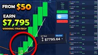 $50 TO $7,795 | POCKET OPTION WINNING STRATEGY | BINARY OPTION STRATEGY FOR BEGINNERS