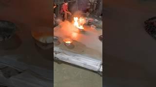 Precision Aluminum Casting Process / Art aluminum #alluminum #art #shorts