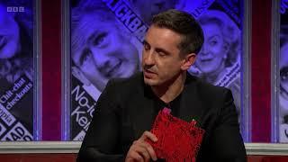 GARY NEVILLE with IAN HISLOP about Qatar World Cup on Have I Got News For You