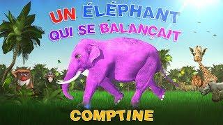 Un Eléphant qui se Balançait par Foufou (The elephant song in french for kids) 4K