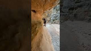 Trekking through the canyons of Utah ️ #utahhiking #utah #cedarcityutah