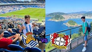 Real Sociedad vs Bayer Leverkusen Stadiumvlog️ | Xhaka his Debut for Leverkusen | Pippo11