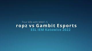 ropz vs Gambit Esports - ESL IEM Katowice 2022