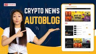 Create a crypto news auto blogging website using WordPress automatic plugin 2024