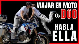 Viajar a dúo en moto. Habla ELLA. [ motoTERAPIA#45 - motoVLOG#7 ]