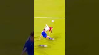 Angry tackle in football  #shorts #football #footballedits #tackles #كرة_القدم