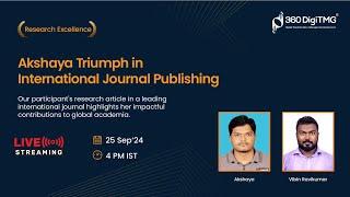 Interview with Akshaya | International Research Article Publication