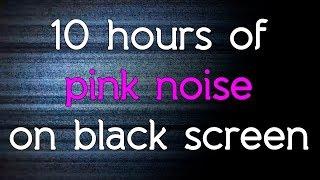  Pink noise TV noise black screen dark screen  in high quality white noise HQ