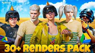 30+ Pubg 3d Character png Pack Free Download | Pubg/Bgmi 3d Renders Png Pack For Thumbnails | Part11