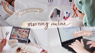 realistic morning routine for busy people   26-yr old corporate employee | Sittie Saheda