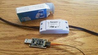 Sonoff Basic Configuration Flashing with Tasmota Firmware