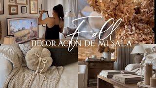 FALL 2024 | NUEVA DECORACIÓN DE M I SALA | FALL DECORATE WITH ME!