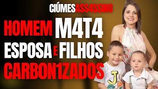 C1ÚMES ASSASS1N0 - ELE INCÊNDE1A CARRO C/ ESPOSA E FILHOS - C/ SOLANGE BERETTA